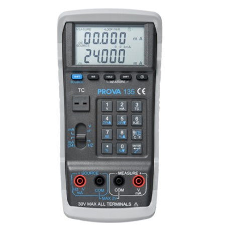 Calibrador de bucle - PROVA-135 - TES Electrical Electronic Corp. - de temperatura / de frecuencia / de instrumentos de medición eléctrica