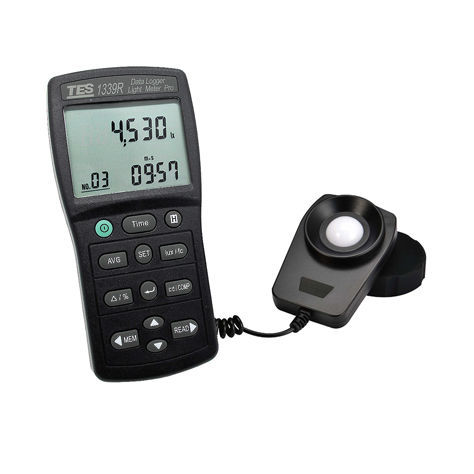Luxómetro digital - TES-1339R - TES Electrical Electronic Corp. - con registrador de datos / de alta velocidad