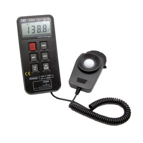 Luxómetro digital - TES-1336A - TES Electrical Electronic Corp. - con registrador de datos / USB