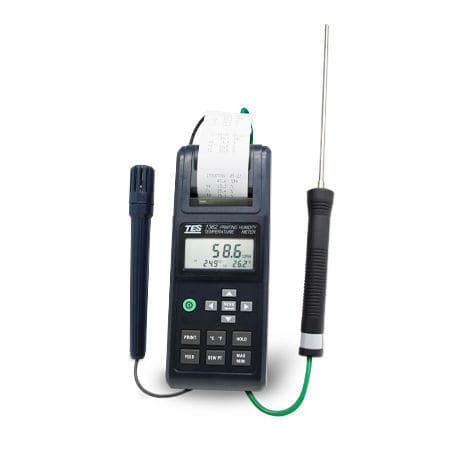 Higrómetro con pantalla LCD - TES-1362A - TES Electrical Electronic Corp. - temperatura / a punto de rocío / humedad relativa
