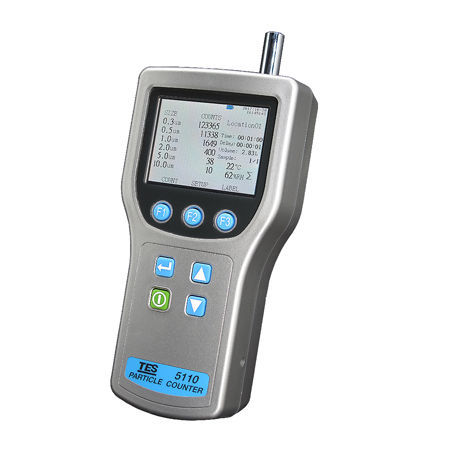 Contador de partículas de aire - TES-5110 - TES Electrical Electronic Corp. - digital / óptico / para sala blanca
