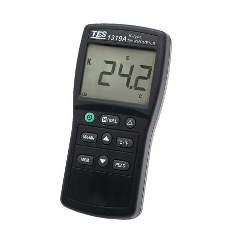 Termómetro de termopar - TES-1319A - TES Electrical Electronic Corp. - digital / °C / °F