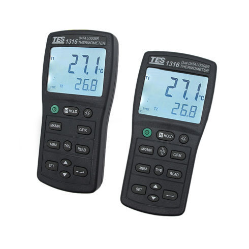 Termómetro de termopar - TES-131 series - TES Electrical Electronic Corp. - con pantalla LCD / °C / °F