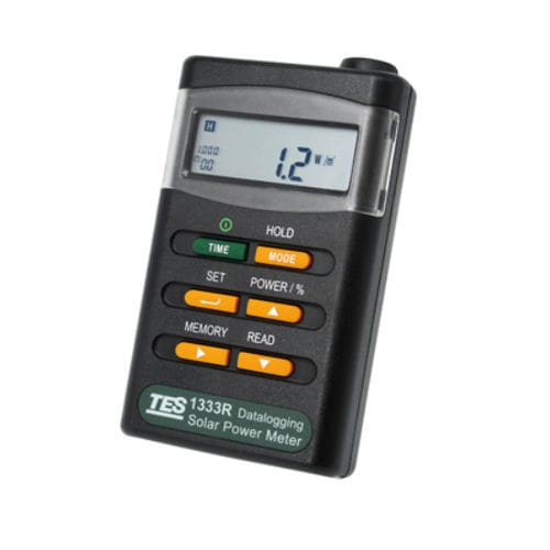 Dispositivo de medición de potencia digital - TES-133 series - TES Electrical Electronic Corp. - portátil / para aplicaciones fotovoltaicas