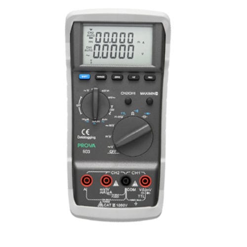 Multímetro digital - PROVA 803 - TES Electrical Electronic Corp. - portátil / 1000 V / 10 A