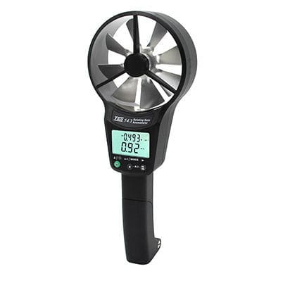 Anemómetro de hélice - TES-143 - TES Electrical Electronic Corp. - digital / portátil