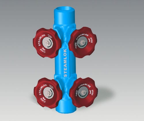 Manifold multivía - SLM-35 - Steam Equipments - de acero forjado / neumático