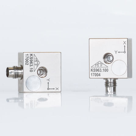 Acelerómetro triaxial - KS963B10 - Metra Mess- und Frequenztechnik in Radebeul e.K. - IEPE / de cizallamiento / ICP
