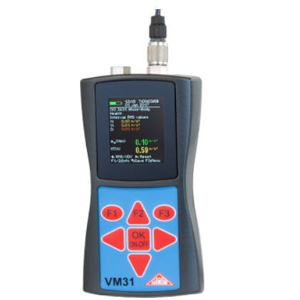 Vibrómetro para el cuerpo humano - VM31 - Metra Mess- und Frequenztechnik in Radebeul e.K. - para vigilancia de máquina / para turbina / portátil