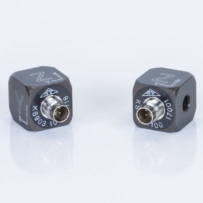 Acelerómetro triaxial - KS903B - Metra Mess- und Frequenztechnik in Radebeul e.K. - IEPE / de cizallamiento / ICP