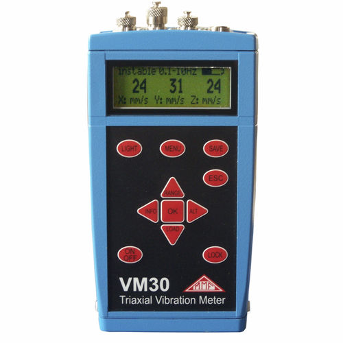 Vibrómetro para vigilancia de máquina - VDI 3834-1 - Metra Mess- und Frequenztechnik in Radebeul e.K. - triaxial