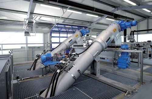 Reja de desbaste rotativa - ROTAMAT® RoMem - Huber Technology - fina