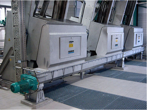 Transportador de tornillo - Ro8 - Huber Technology - horizontal / inclinado / de canal