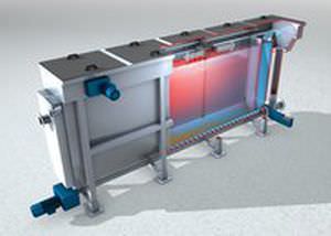 Intercambiador de calor multitubular - RoWin - Huber Technology - aire-agua / de acero inoxidable / para bomba de calor