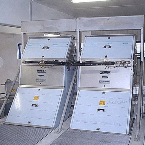 Reja de desbaste de escalera - STEP SCREEN® SSF - Huber Technology - para el tratamiento de aguas residuales / fina