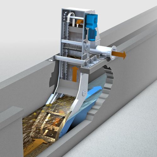Reja de desbaste con barrotes - RakeMax®-HF - Huber Technology - para el tratamiento de aguas residuales