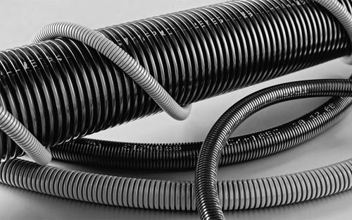 Funda acanalada - LHT series - Moltec International - para cables / para cables eléctricos / de poliamida