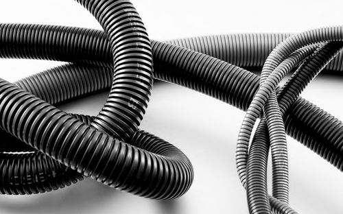 Funda acanalada - LHR series - Moltec International - para cables / para cables eléctricos / de poliamida