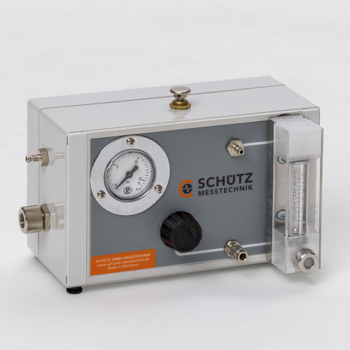 Estación de prueba de sensibilidad del caudal - PS 103 - Schütz GmbH Messtechnik - semiautomática / para detector de gas