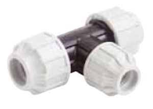 Racor hidráulico - 25 x 16 - 63 x 50 mm  - STP GROUP - de rosca / en T / de plástico