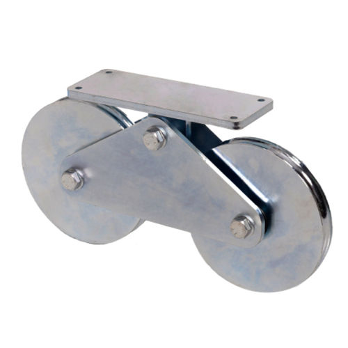 Rodillo para puerta corredera - Estampaciones EBRO, S.L. - de guiado / de acero / para cargas pesadas