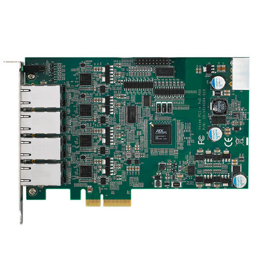 Tarjeta de red PCI Express - PE-1004 - Vecow Co., Ltd. - Gigabit Ethernet / de alimentación Ethernet / Gigabit Ethernet