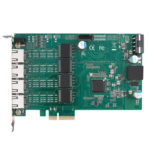 Tarjeta de expansión de interfaz PCI Express - PE-3004 - Vecow Co., Ltd. - Ethernet / LAN / industrial