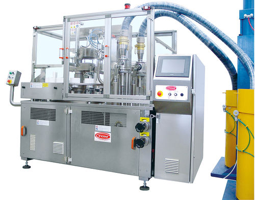 Llenadora tapadora de cartuchos - S440 - TGM TECNOMACHINES - automática / volumétrica / rotativa