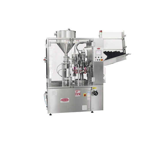 Llenadora automática - E250 Matic - TGM TECNOMACHINES - para tubos / para producto denso / de productos pastosos