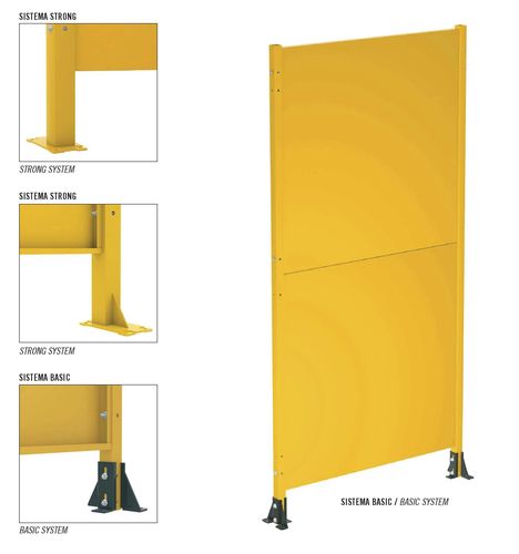Barrera de protección - Satech Safety Technology spa - fija / de metal