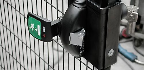 Manilla deslizante - III, IV level series - Satech Safety Technology spa - para puerta con cerradura / de metal