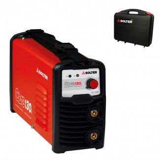 Soldadora MMA - CORE 130I + MALETIN - SOLTER® - monofásica / portátil / inverter