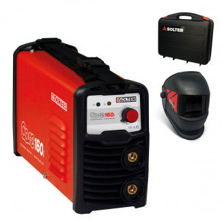 Soldadora MMA - CORE 160I + OPTIMATIC 55 - SOLTER® - monofásica / DC / portátil