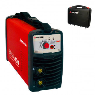 Soldadora MMA - CORE 200I + MALETIN - SOLTER® - monofásica / DC / portátil