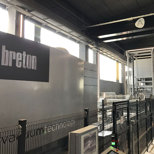 Maquina de tratamiento de superficie por secado - Hyperock - Breton SpA | Advanced technologies and materials - para losas de piedra / para mármol