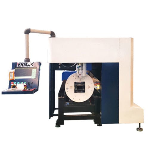 Máquina de corte láser - JG62-Q250F - ERMAK CNC MACHINES (NANTONG) CO LTD - para metal / de tubos / excéntrica