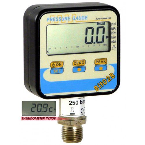 Manómetro diferencial - SM-BIT02B - SENSEL MEASUREMENT - digital / roscado / de acero inoxidable