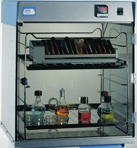 Incubadora de convección forzada - Boxcult - J.P Selecta - compacta / con agitador shaker de laboratorio / orbital
