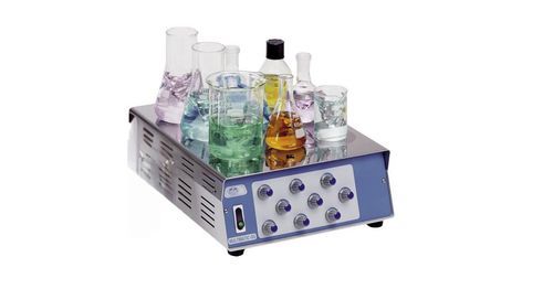Agitador de laboratorio magnético - Multimatic 9-S - J.P Selecta - de banco / de mesa / de acero inoxidable