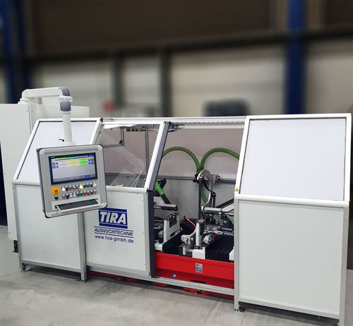Máquina equilibradora horizontal - TIRA GmbH - estático / para rotores / automático
