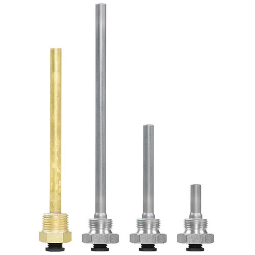 Termopozo roscado - 039 series - Fr. Sauter AG - de latón / de acero inoxidable / para sensor de temperatura