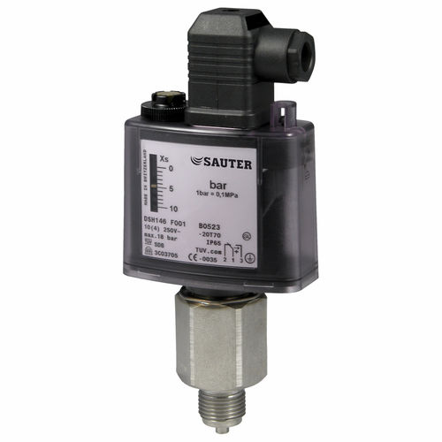 Limitador de presión para gas - DS series - Fr. Sauter AG - para vapor / de latón / de acero inoxidable