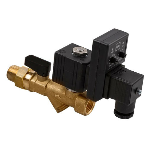 Válvula de vaciado - VQS series - A&T Fluid solutions - eléctrica / de latón