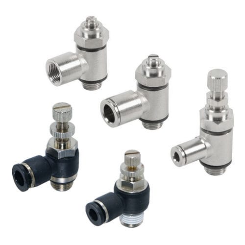 Regulador de caudal volumétrico - NSC series - A&T Fluid solutions - neumático / para aire comprimido