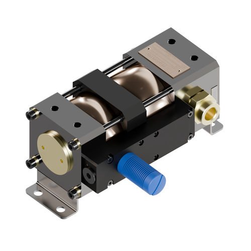 Bomba hidráulica accionada por aire - SP series - A&T Fluid solutions - de pistón axial / de aluminio / de prueba
