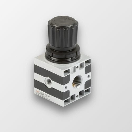 Regulador-reductor de presión para aire - YR series - A&T Fluid solutions - de muelle / de aluminio / industrial