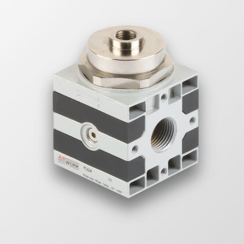 Regulador de contrapresión para aire - YU series - A&T Fluid solutions - industrial / neumático / de control asistido