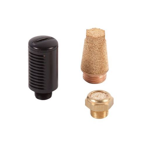 Silenciador de regulación de presión - SI series - A&T Fluid solutions - para compresor / de bronce / de plástico