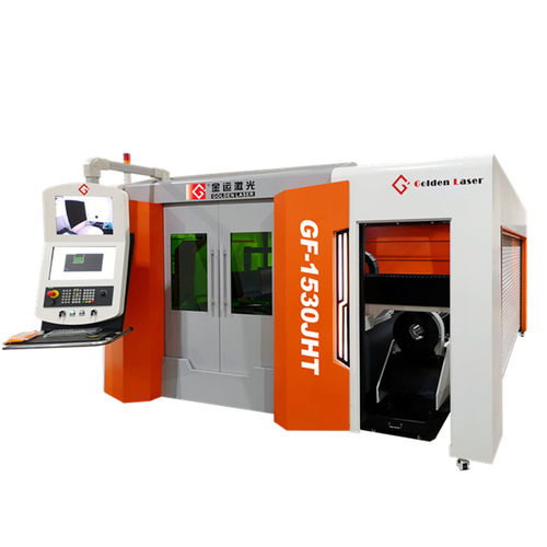 Máquina de corte láser de fibra - GF-1530JHT - Golden Laser Co., Ltd - para metal / de chapa / de tubos