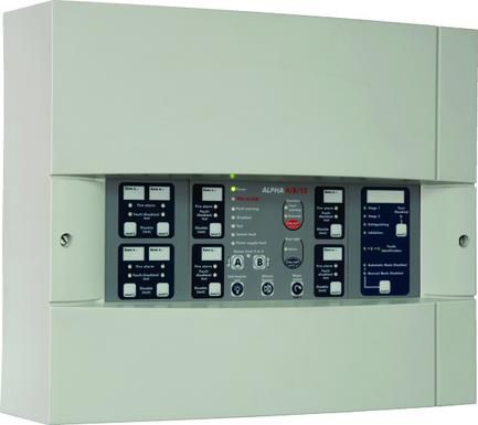 Cuadro de mando para alarma de incendio - ALPHA 4/8/12 - detectomat GmbH - automático / modular